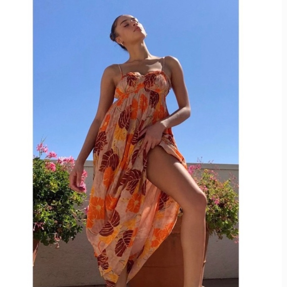 Urban Outfitters Athena Gauze Maxi Dress